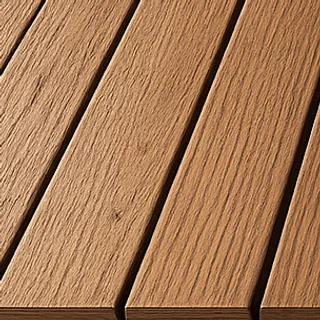 Muestra de tablas Deck WPC en tono roble
